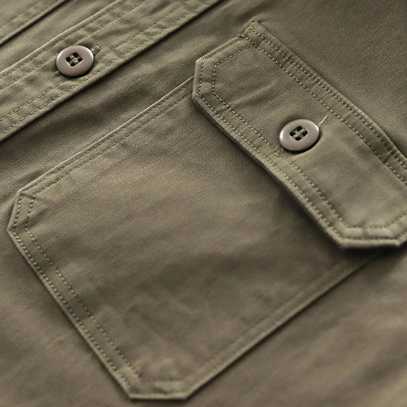 Graves™ - 2024 Chemise Cargo Vintage à Revers